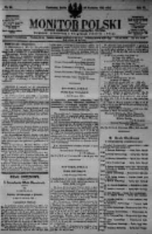 Monitor Polski. Dziennik Urzędowy Rzeczypospolitej Polskiej. 1923.04.25 R.6 nr94