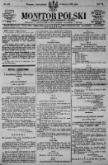 Monitor Polski. Dziennik Urzędowy Rzeczypospolitej Polskiej. 1923.06.04 R.6 nr123