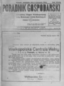 Poradnik Gospodarski. Pismo Tygodniowe. 1922.01.08 R.33 nr2