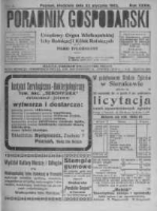 Poradnik Gospodarski. Pismo Tygodniowe. 1922.01.22 R.33 nr4