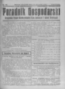 Poradnik Gospodarski. Pismo Tygodniowe. 1922.06.25 R.33 nr26