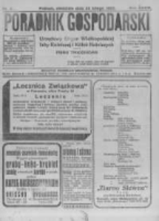 Poradnik Gospodarski. Pismo Tygodniowe. 1923.02.25 R.34 nr8
