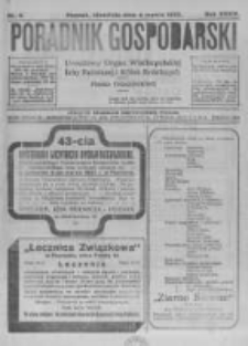 Poradnik Gospodarski. Pismo Tygodniowe. 1923.03.04 R.34 nr9