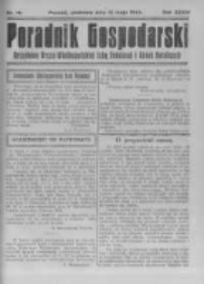 Poradnik Gospodarski. Pismo Tygodniowe. 1923.05.13 R.34 nr19