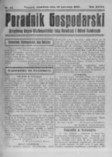 Poradnik Gospodarski. Pismo Tygodniowe. 1923.06.10 R.34 nr23