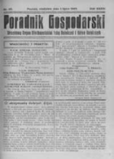 Poradnik Gospodarski. Pismo Tygodniowe. 1923.07.01 R.34 nr26