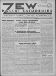 Zew Polski Zachodniej: tygodnik poświęcony idei kombatanckiej 1935.10.13 R.2 Nr41
