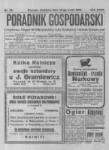 Poradnik Gospodarski. Pismo Tygodniowe. 1924.05.18 R.35 nr20
