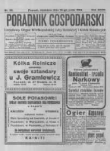 Poradnik Gospodarski. Pismo Tygodniowe. 1924.05.18 R.35 nr20