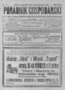 Poradnik Gospodarski. Pismo Tygodniowe. 1924.11.02 R.35 nr44