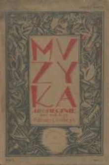 Muzyka. 1924 R.1 nr1