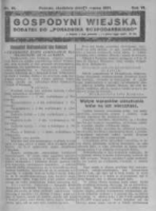 Gospodyni Wiejska. 1921.03.06 R.6 nr10