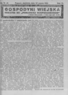 Gospodyni Wiejska. 1921.03.20 R.6 nr11-12