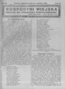 Gospodyni Wiejska. 1921.06.12 R.6 nr24