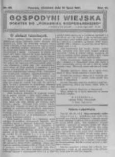 Gospodyni Wiejska. 1921.07.10 R.6 nr28