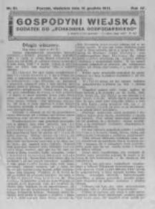 Gospodyni Wiejska. 1921.12.18 R.6 nr51