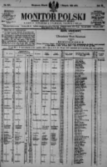 Monitor Polski. Dziennik Urzędowy Rzeczypospolitej Polskiej. 1923.08.07 R.6 nr177