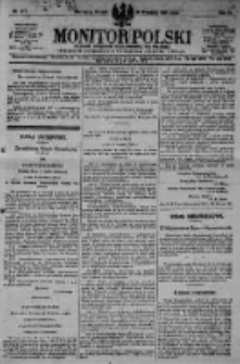 Monitor Polski. Dziennik Urzędowy Rzeczypospolitej Polskiej. 1923.09.25 R.6 nr217