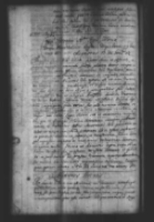 List Augusta II króla Polski do Bielińskiego Kazimierza Ludwika marszałka w. kor. Wyszków 09.06.1703