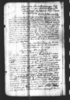 Copia listu Pana Jana Chryzostoma Pieniąszka woiewody Sieradzkiego do kr&oacute;la Jana III ad deliberatorias intuitu Comitiorum Anno 1691