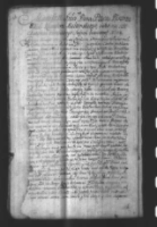 Manifest Pana Kazimierza Michała Paca Pisarza WXL kawalera Maltańskiego, iako nie iest Autorem zerwanego Seymu Warszawskiego 1702