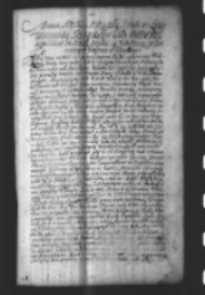 Mowa Rafała Hrabi na Lesznie woiewody Łęczyckiego in senatus consilio 14 Febr. 1702, po zerwanym seymie w Warszawie