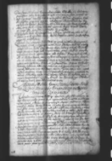 Mowa Stanisława Hrabi na Lesznie Woiewody Poznanskiego na tymze Senatus Consilium