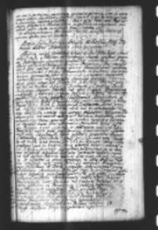 Kopia Listu Pewnego Statysty do Xiącia Prymasa Teodora Andrzeja Potockiego diebus Februarii 1733 pisanego