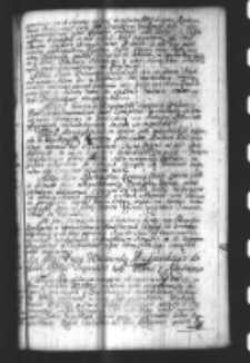 List Teodora Konstantego Lubomirskiego Woiewody Krakowskiego do Xcia Prymasa Teodora Andrzeja Potockiego 24. Februarii z Krakowa