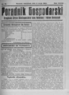 Poradnik Gospodarski. Pismo Tygodniowe. 1923.05.06 R.34 nr18