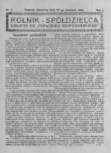Rolnik Sp&oacute;łdzielca. 1924.04.27 R.1 nr2