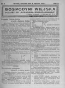 Gospodyni Wiejska. 1922.01.08 R.7 nr2