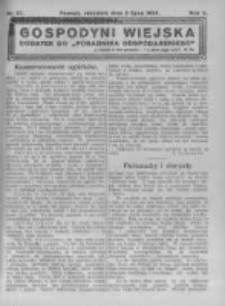 Gospodyni Wiejska. 1922.07.02 R.7 nr27