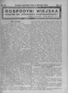 Gospodyni Wiejska. 1922.08.06 R.7 nr32