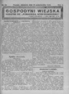 Gospodyni Wiejska. 1922.10.15 R.7 nr42