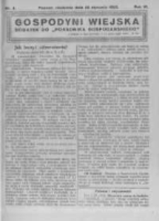 Gospodyni Wiejska. 1923.01.28 R.8 nr4