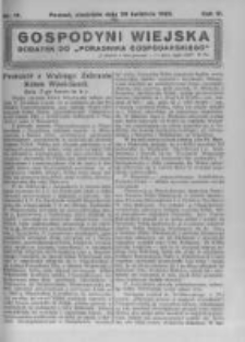 Gospodyni Wiejska. 1923.04.29 R.8 nr17