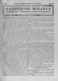 Gospodyni Wiejska. 1923.05.20 R.8 nr20