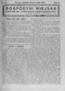 Gospodyni Wiejska. 1923.05.27 R.8 nr21
