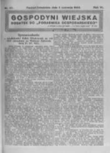 Gospodyni Wiejska. 1923.06.03 R.8 nr22