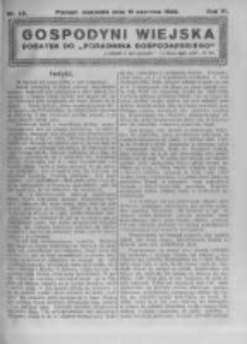 Gospodyni Wiejska. 1923.06.10 R.8 nr23