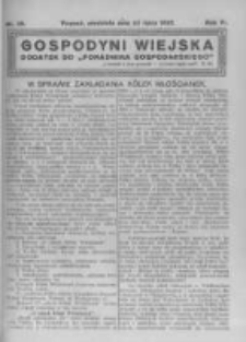 Gospodyni Wiejska. 1923.07.22 R.8 nr29