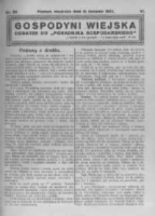 Gospodyni Wiejska. 1923.08.12 R.8 nr32