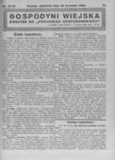 Gospodyni Wiejska. 1923.09.23 R.8 nr37-38