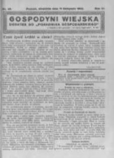 Gospodyni Wiejska. 1923.11.11 R.8 nr45