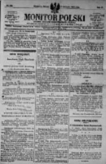 Monitor Polski. Dziennik Urzędowy Rzeczypospolitej Polskiej. 1923.11.03 R.6 nr250