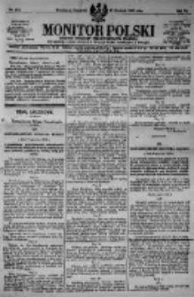 Monitor Polski. Dziennik Urzędowy Rzeczypospolitej Polskiej. 1923.12.27 R.6 nr293