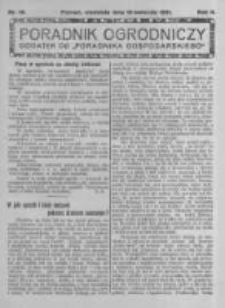 Poradnik Ogrodniczy. 1921.04.10 R.2 nr15