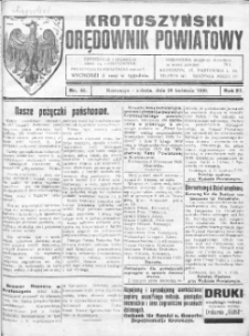 Krotoszyński Orędownik Powiatowy 1920.04.24 R.72 Nr41