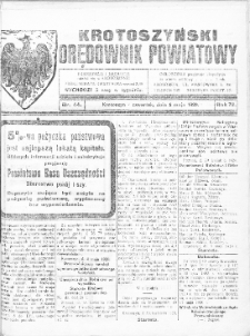 Krotoszyński Orędownik Powiatowy 1920.05.06 R.72 Nr44